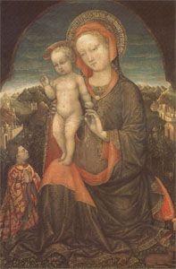 THe Virgin and Child Adored by Lionello d